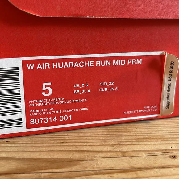 NIKE W AIR HUARACHE RUN MID PRM - Picture 8 of 11